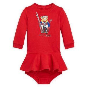 Polo Ralph Lauren Baby Girl's Polo Bear Fleece Dress & Bloomer